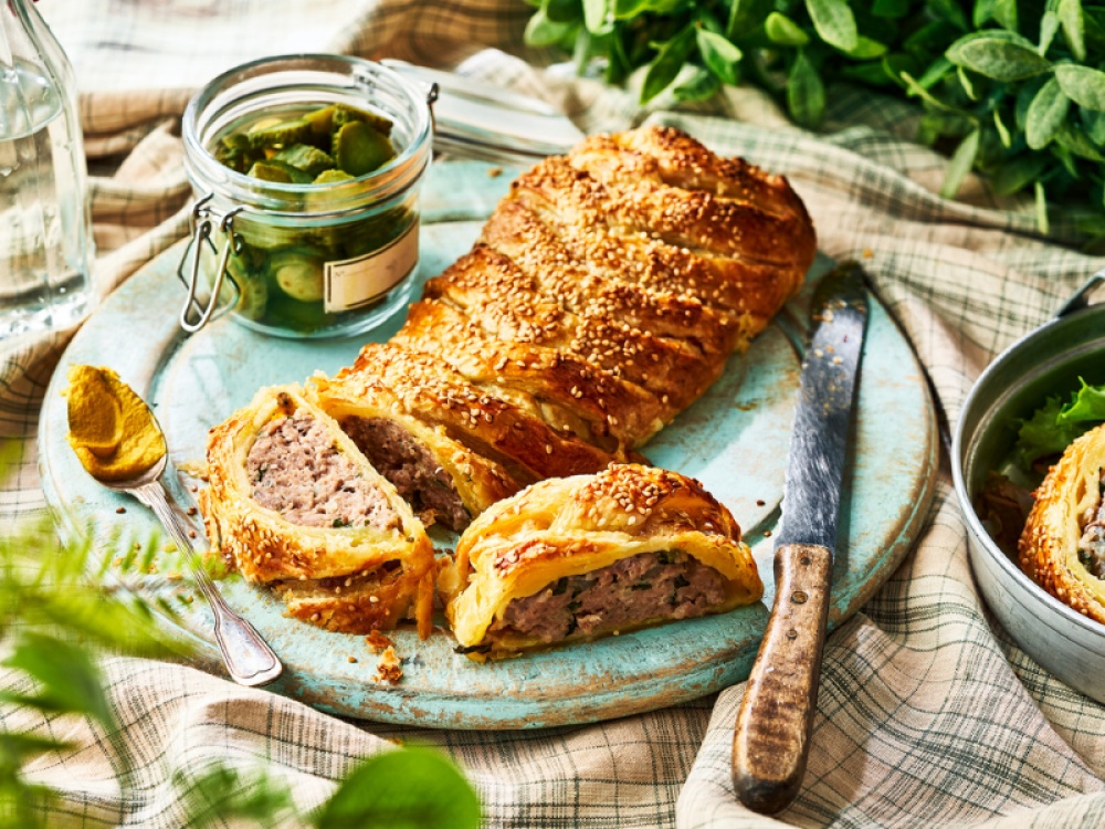 Get the Recipe for This PicnicPerfect Sausage Plait Living North